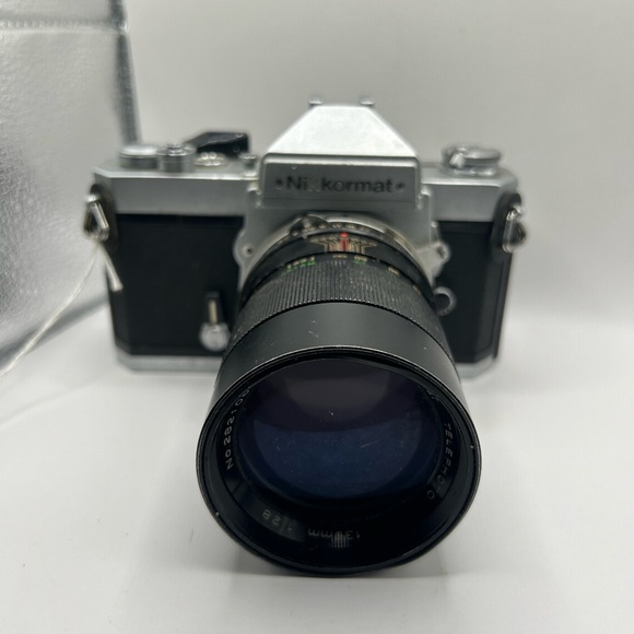 Nikkormat Nikon Camera Vintage FT3 w/ Auto Vivitar Telephoto 135mm f2.8 - Picture 9 of 9